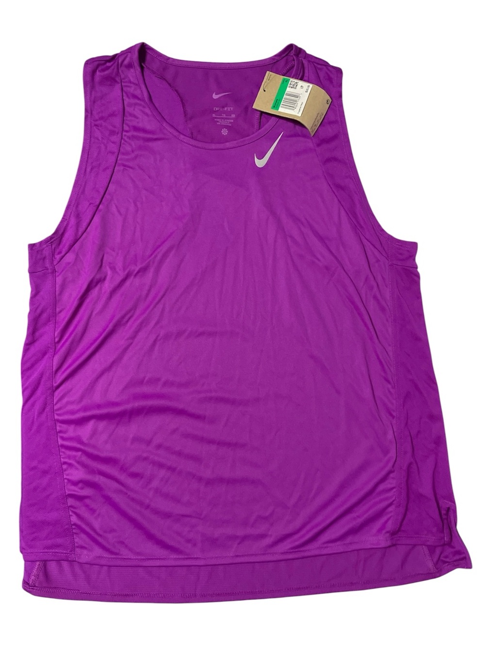 Nike Dri-FIT Race Running Singlet - Women’s XL - Vivid Purple - NWT